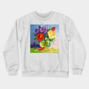 Bouquet of roses Crewneck Sweatshirt